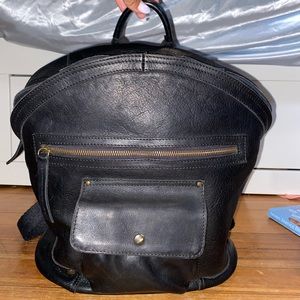 WILL Leather Goods Real Leather Backpack